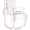 Stohovatelné zahradní židle 4 ks 56,5x57,5x91 cm masivní teak [3157901]