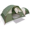 Kempingový stan pro 5 osoby nepromokavý [4009587] (Barva Zelená)