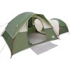 Kempingový stan pro 5 osoby nepromokavý [4009587] (Barva Zelená)
