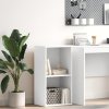 Knihovna 40x30x76,5 cm kompozitní dřevo [800927] (Barva Bílá)