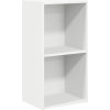 Knihovna 40x30x76,5 cm kompozitní dřevo [800927] (Barva Bílá)