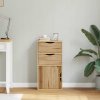 Boční skříňka se zásuvkami "ODDA" Borovicový masiv [4103597] (Barva Přírodní)