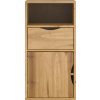 Boční skříňka se zásuvkou "ODDA" Borovicový masiv [4103600] (Barva Bílá)