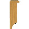 Nástěnný věšák na kabáty 45x12x35 cm masivní borovice [4010452] (Barva Povrchová úprava ořechu)
