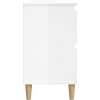 Skříňka pod umyvadlo 80x33x60 cm kompozitní dřevo [821268] (Barva Bílá)