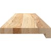 Okenní parapety 2ks světle hnědé 90x20x2cm masivní dub [4009175] (Barva Tmavě hnědá)