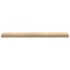 Okenní parapety 2 ks neošetřené 100x15x2cm masivní dubové dřevo [4009128] (Barva Světle hnědá)