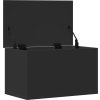 Úložný box 60 x 35 x 35 cm kompozitní dřevo [840675] (Barva Černá)