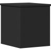 Úložný box 30 x 35 x 35 cm kompozitní dřevo [840668] (Barva Černá)