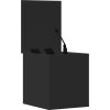 Úložný box 30 x 35 x 35 cm kompozitní dřevo [840668] (Barva Černá)