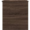 Úložný box 60 x 42 x 46 cm kompozitní dřevo [840659] (Barva Hnědý dub)
