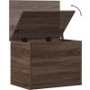 Úložný box 60 x 42 x 46 cm kompozitní dřevo [840659] (Barva Hnědý dub)