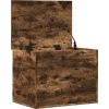 Úložný box 60 x 42 x 46 cm kompozitní dřevo [840659] (Barva Hnědý dub)