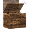 Úložný box 60 x 42 x 46 cm kompozitní dřevo [840659] (Barva Hnědý dub)