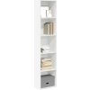 Knihovna 40x30x189 cm kompozitní dřevo [857885] (Barva Bílá)
