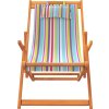 Skládací plážová křesla 2 ks textil a masivní dřevo [3214489] (Barva Vzor listí)