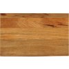 Stolní deska živá hrana 50 x 20 x 3,8 cm masivní mangovník [370559] (Barva dubový povrch)