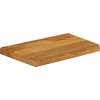 Stolní deska živá hrana 50 x 20 x 3,8 cm masivní mangovník [370559] (Barva dubový povrch)