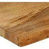 Stolní deska živá hrana 50 x 20 x 3,8 cm masivní mangovník [370559] (Barva dubový povrch)