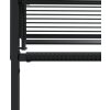 Zahradní židle 4 ks polyratan [4008575] (Barva Černobílý)