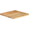 Stolní deska živá hrana 40x40x3,8 cm masivní hrubý mangovník [370774] (Barva Mangovníkové dřevo (dubová povrchová úprava))
