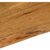 Stolní deska živá hrana 40x40x3,8 cm masivní hrubý mangovník [370774] (Barva Mangovníkové dřevo (dubová povrchová úprava))