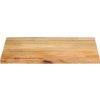 Stolní deska 90x60x2,5 cm obdélníková masivní akácie živá hrana [370765] (Barva Mangovníkové dřevo (dubová povrchová úprava))