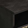 Konferenční stolek 80 x 54 x 40 cm masivní mangovníkové dřevo [358333] (Barva Černá)