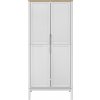 Šatní skříň FLORO 77 x 53 x 171 cm masivní borovice [374006] (Barva Bílá)