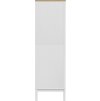 Šatní skříň FLORO 77 x 53 x 171 cm masivní borovice [374006] (Barva Bílá)