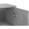 Příborníky 2 ks 60 x 31 x 84 cm kompozitní dřevo [3276570] (Barva Betonová šedá)