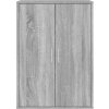 Příborníky 2 ks 60 x 31 x 84 cm kompozitní dřevo [3276570] (Barva Betonová šedá)