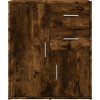 Příborníky 2 ks 60 x 31 x 70 cm kompozitní dřevo [3276566] (Barva Hnědý dub)