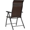 Skládací zahradní židle 2 ks kávově polyratan [4007138] (Barva Hnědá)