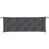 Poduška na zahradní lavici 150x50x7cm látka oxford [361603] (Barva Šedá)