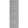 Venkovní koberec ARAKIL 80x250 cm PP [317009] (Barva Šedá a bílá)