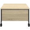 Konferenční stolek na kolečkách 91 x 55 x 34 cm kompozit [842297] (Barva dub sonoma)