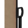 Zatahovací boční markýza 100 x 1 000 cm [4004684] (Barva Černá)