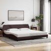 Rám postele Dover 200 x 200 cm textil [373247] (Barva Černá)