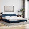 Rám postele Dover 200 x 200 cm textil [373247] (Barva Černá)