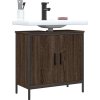 Skříňka pod umyvadlo 60x30x60 cm kompozitní dřevo [842448] (Barva Kouřový dub)