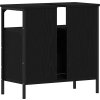 Koupelnová skříňka pod umyvadlo 60x30x60 cm kompozit [842436] (Barva Černá)
