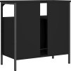Koupelnová skříňka pod umyvadlo 60x30x60 cm kompozit [842436] (Barva Černá)