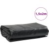 Plachta 1,5 x 2 m 650 g/m² [156075] (Barva Černá)