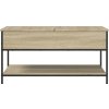 Konferenční stolek 100 x 50 x 50 cm kompozit a kov [845347] (Barva dub sonoma)