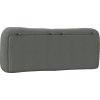 Polštář na čelo postele Hvar 120 cm textil [374562] (Barva Tmavě šedá)