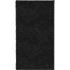 Koberec PAMPLONA s vysokým vlasem moderní 60 x 110 cm [375272] (Barva Černá)