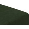 2místná rozkládací pohovka samet [375734] (Barva Tmavě zelená)
