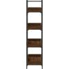 Knihovna se 4 policemi 100 x 33 x 145,5 cm kompozit [837696] (Barva Hnědý dub)