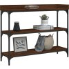 Konzolový stolek s policemi 100 x 30 x 80 cm [837808] (Barva dub sonoma)